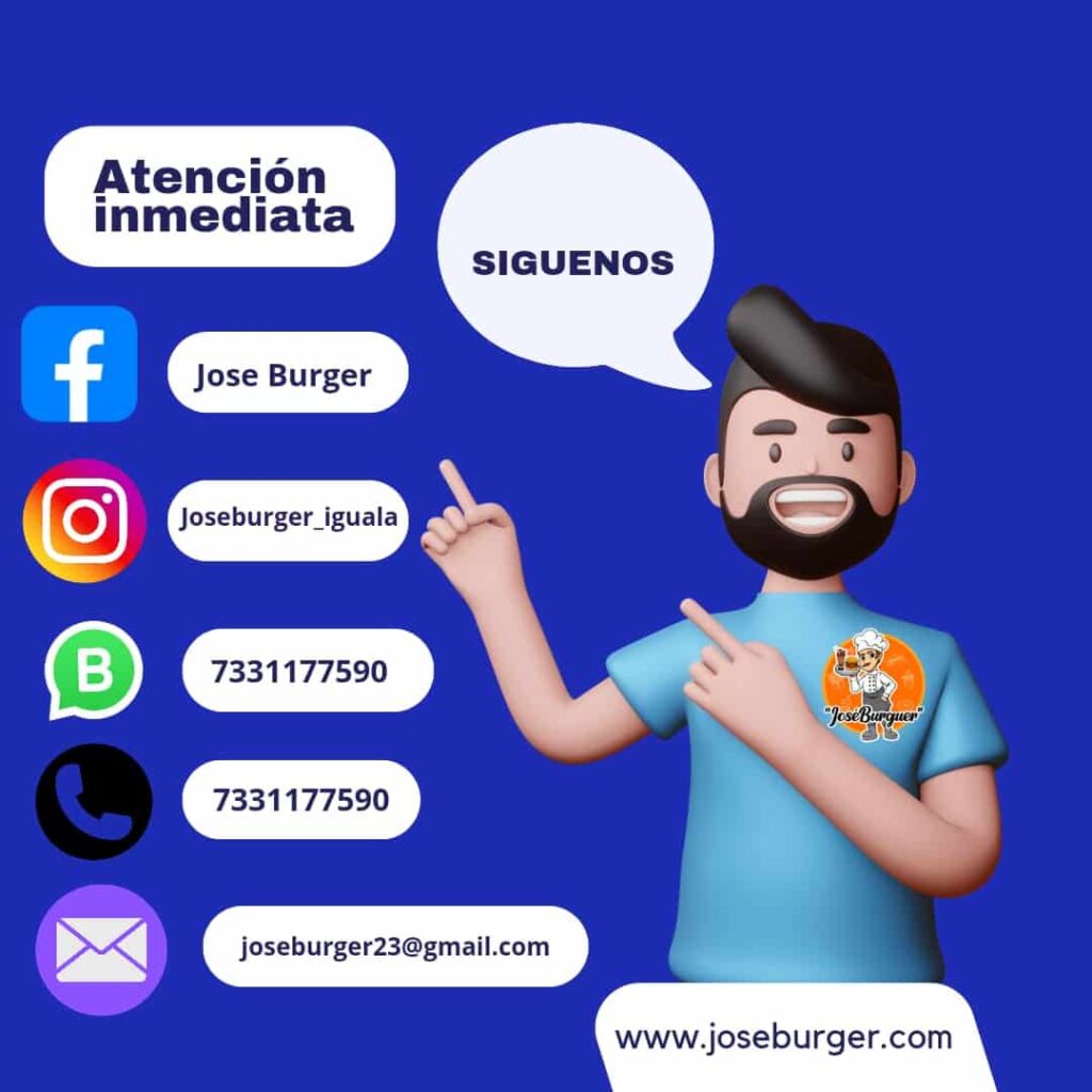 atención al cliente en iguala gro jose burger cafeteria 