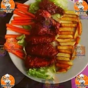 6 ALITAS CON PAPAS
