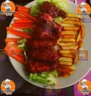 6 ALITAS CON PAPAS